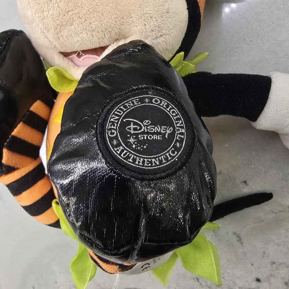 Disney Store Minnie Mouse‎ Pumpkin Halloween Plush Toy Jack O'Lantern Authentic